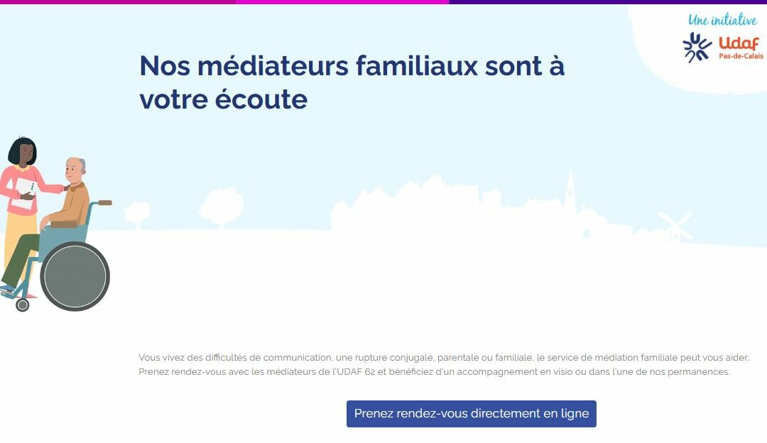 Rencontrer un médiateur familial en ligne, c’est désormais possible avec l’Udaf62